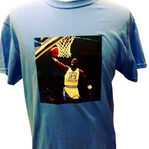 Michael Jordan North Carolina graphic t shirt